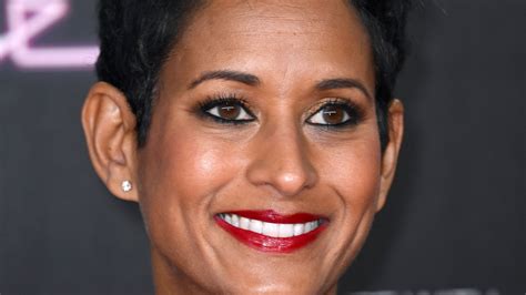 Naga Munchetty is the ultimate Bond girl in plunging gown with .